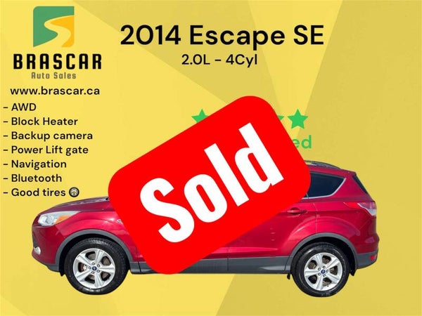 2014 Escape SE - SGI Certified