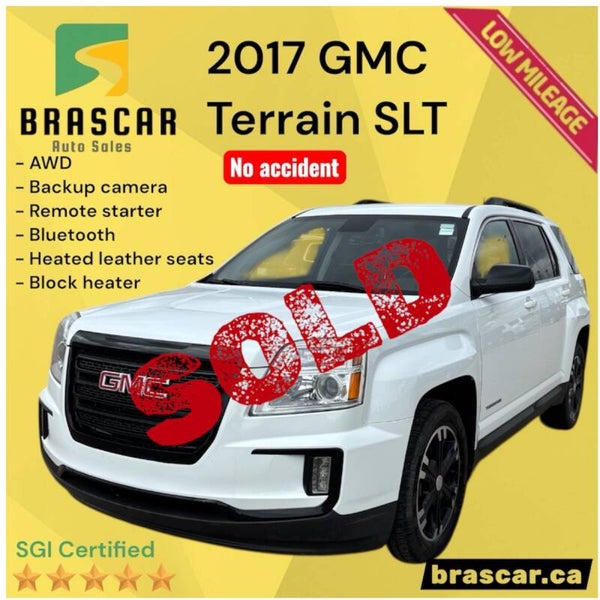 2017 GMC Terrain SLT - No Accident