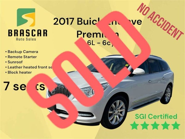 2017 Buick Enclave Premium - No Acidents