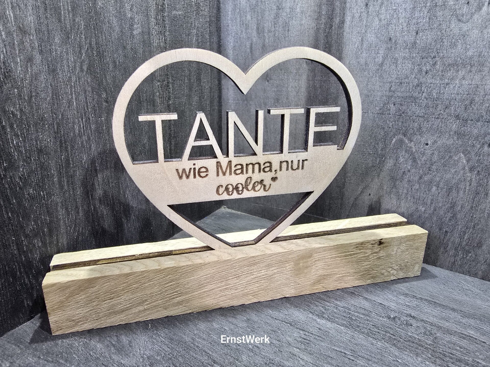 🤍 Personalisierte Herz-Deko mit Wunschname – ein Geschenk von Herzen