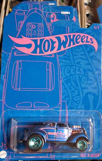 Hotwheels Pearl Chrome blauw Pass 'n Gasser