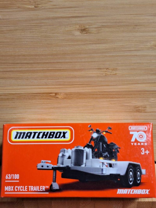Matchbox Power Grabs  MBX Cycle Trailer
