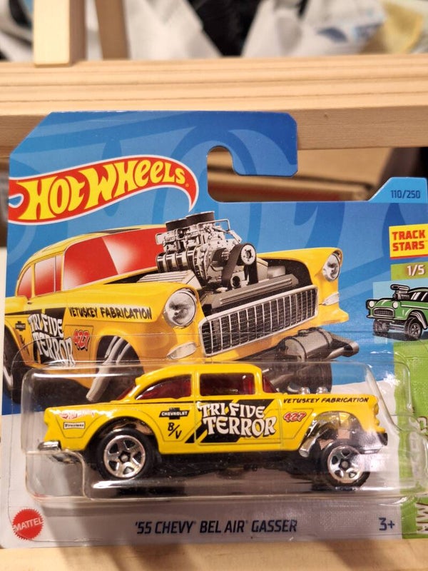 Hotwheels 2023 '55 Chevy Bel Air Gasser
