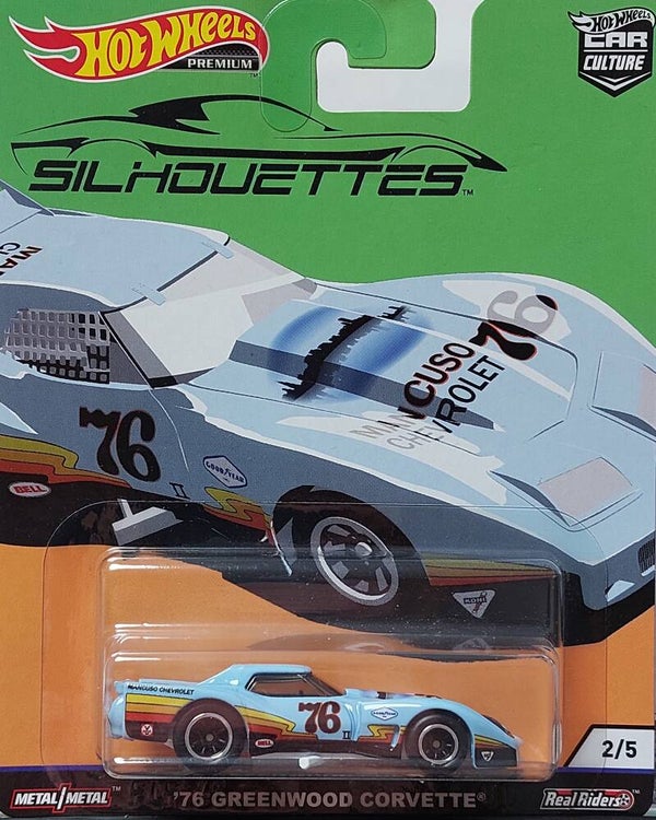 Hotwheels Silhouettes  '76 Greenwood Corvette
