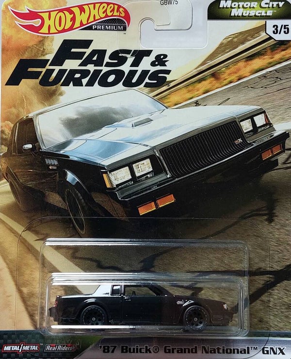 Hotwheels F&F Motor City Muscle '87 Buick Grand National