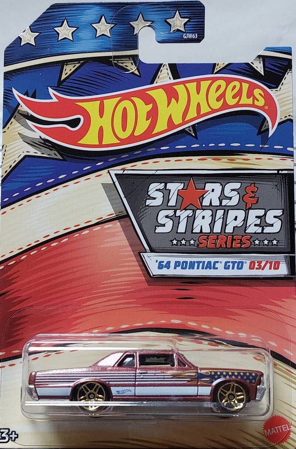 Hotwheels Stars en Stripes '64 Pontiac GTO