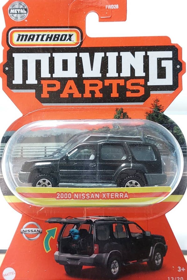 Matchbox Moving Parts 2000 Nissan Xterra (zwart)
