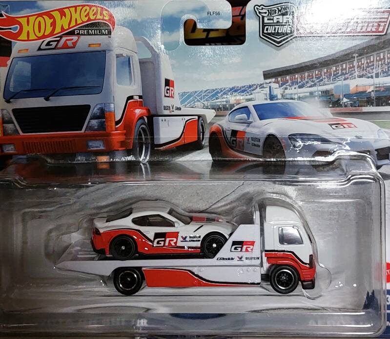 Hotwheels Team Transporter 37 Toyota GR Supra  Aero Lift