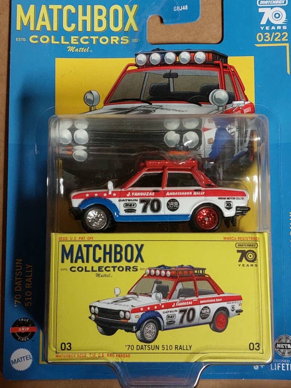Matchbox Collectors '70  Datsu  510 Rally