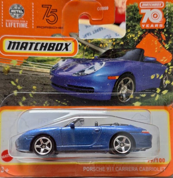 Matchbox 2023. Porsche 911 Carrera Cabriolet