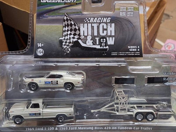 Greenlight 1969 Fordt F100 & Ford Mustang