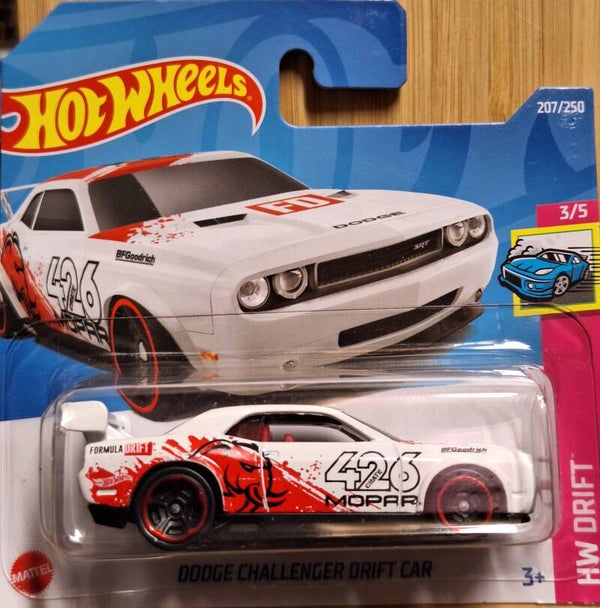 Hotwheels 2022 Dodge Challenger Drift Car