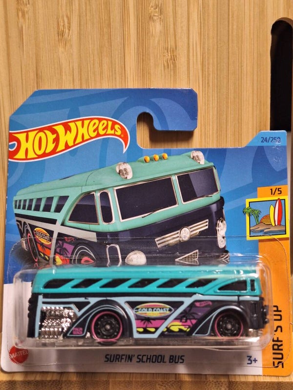 Hotwheels 2023 Surfin School bus