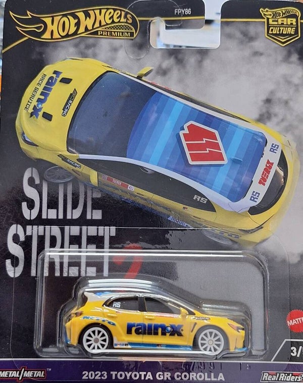Hotwheels Slide Street 2 2023 Toyota GR Corolla