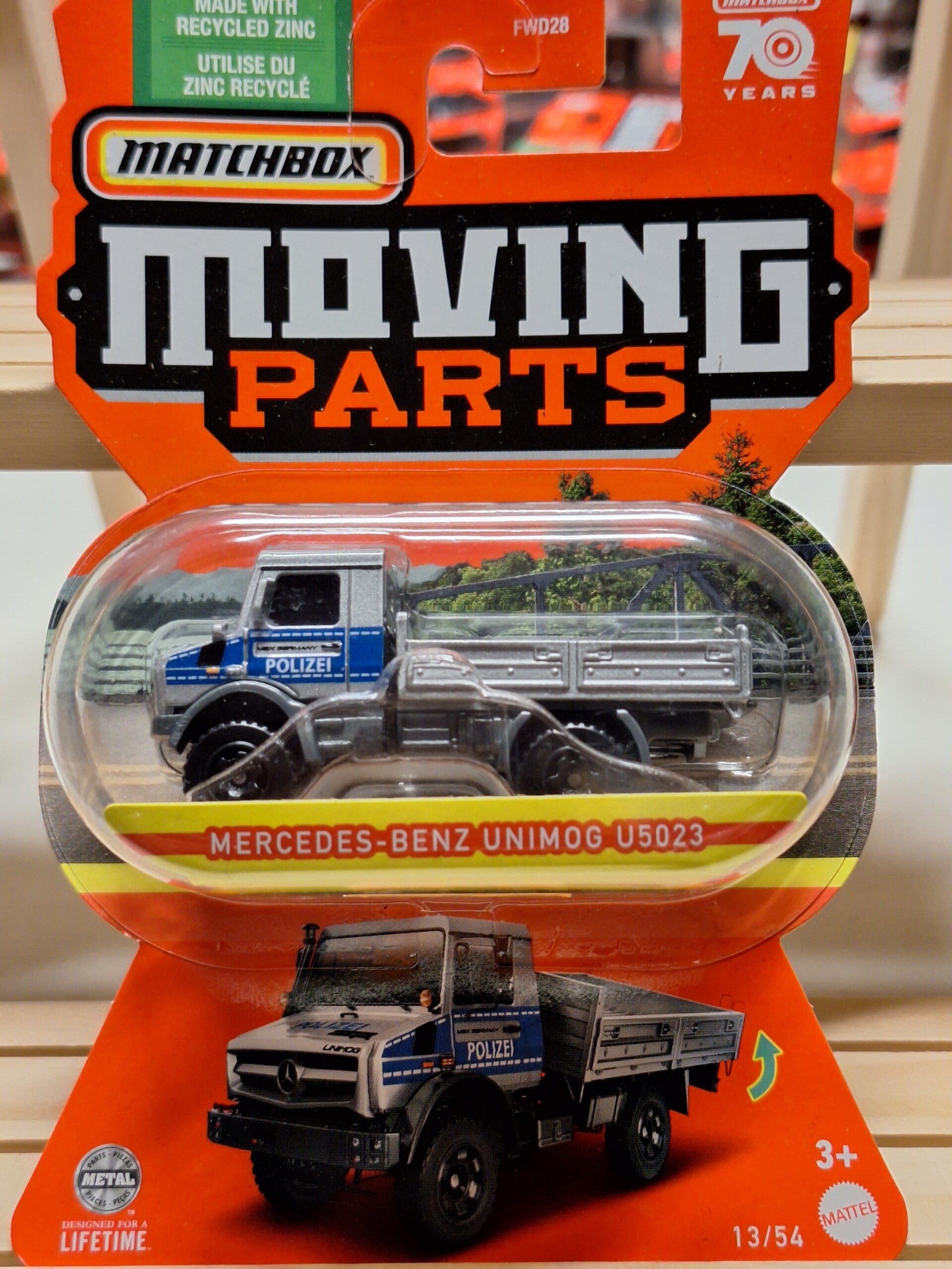 Matchbox Moving Parts 70 Mercedes Benz Unimog U 5023