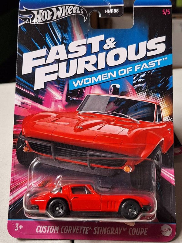 Hotwheels F&F Women Fast Custom  Corvette Stingray Coupe