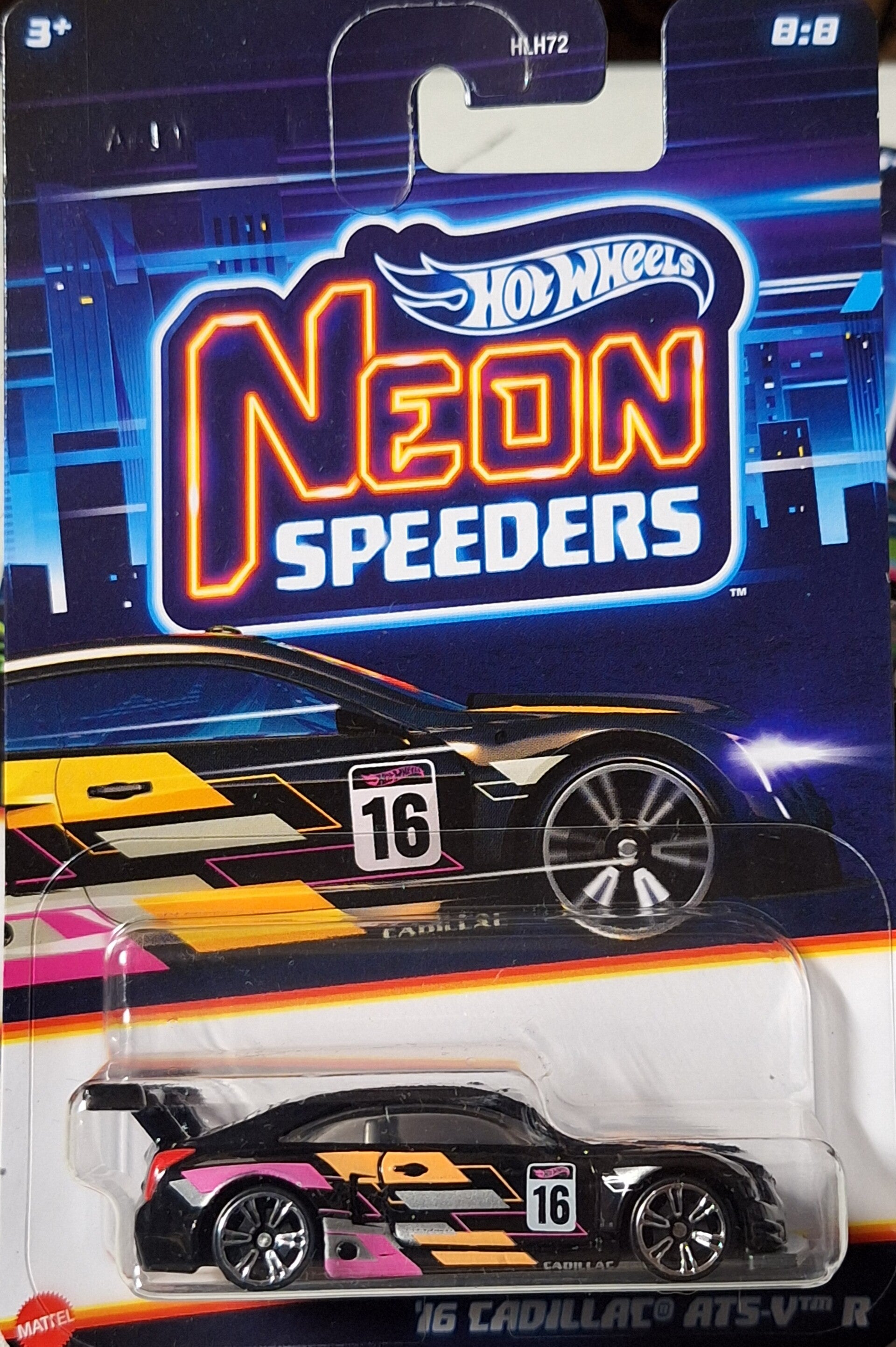 Hotwheels Neon Speeder '16 Cadillac ATS V