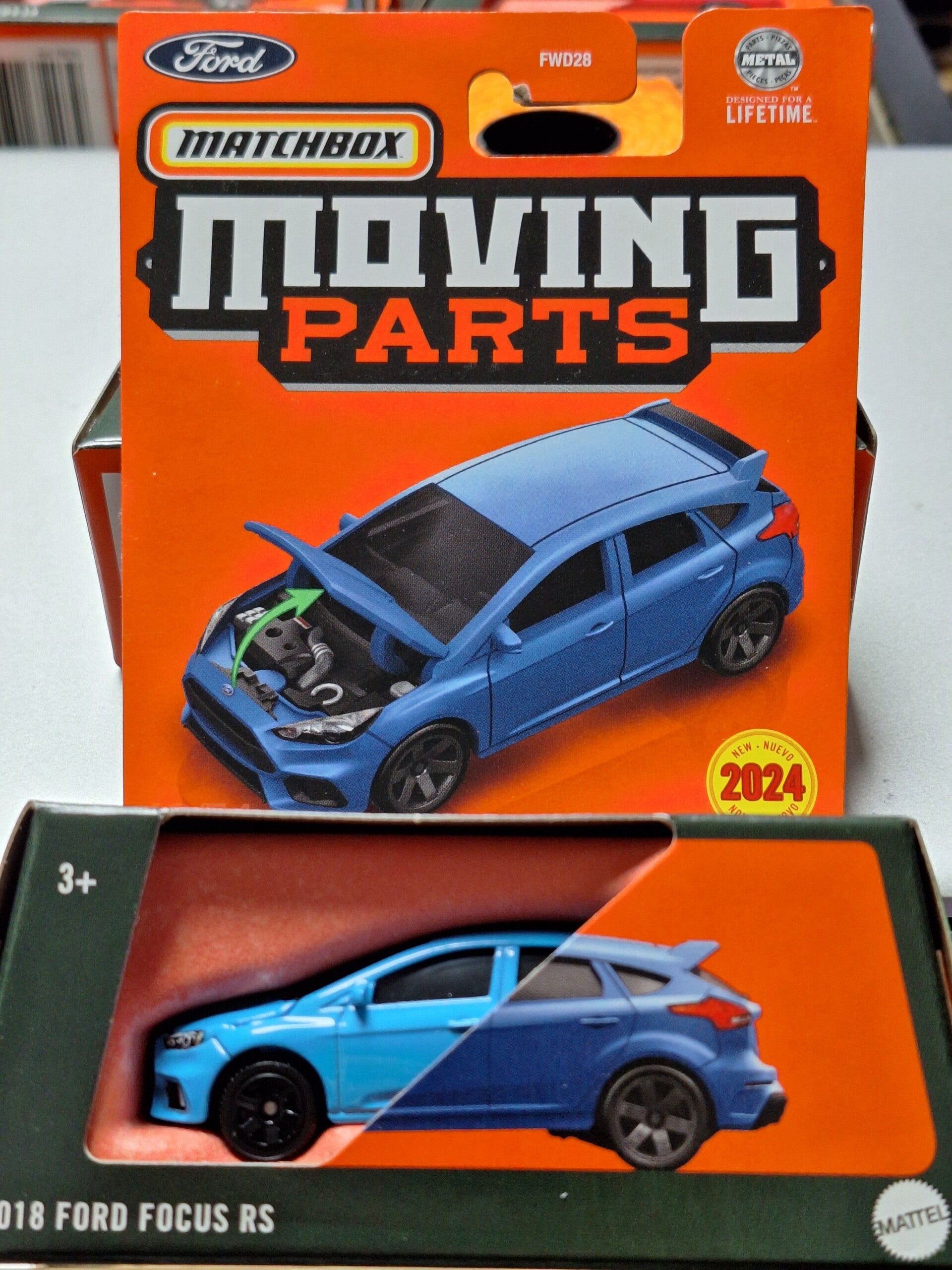 Matchbox Moving Parts 2018 Ford Focus RS