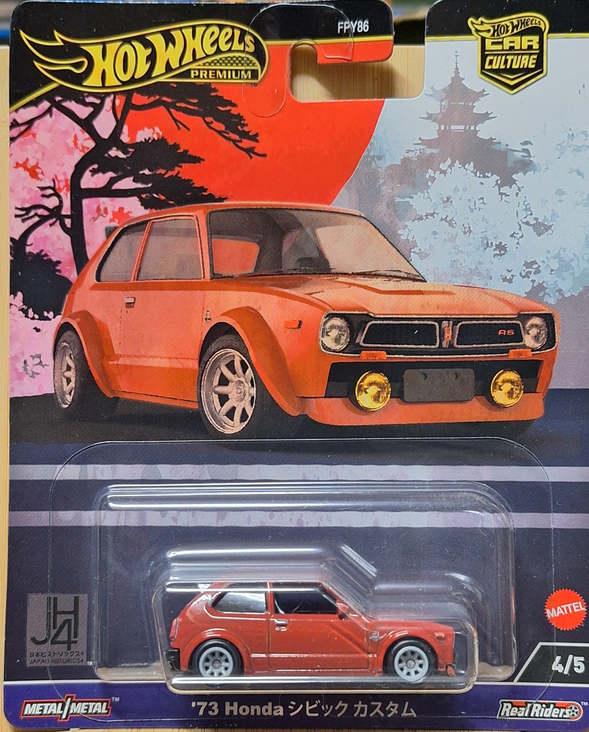 Hotwheels JH4 '73 Honda Civic Custom