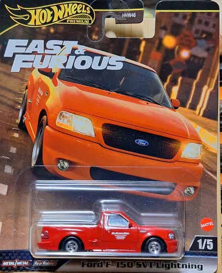 Hotwheels F&F 1-5 Ford F150 SVT Lightning