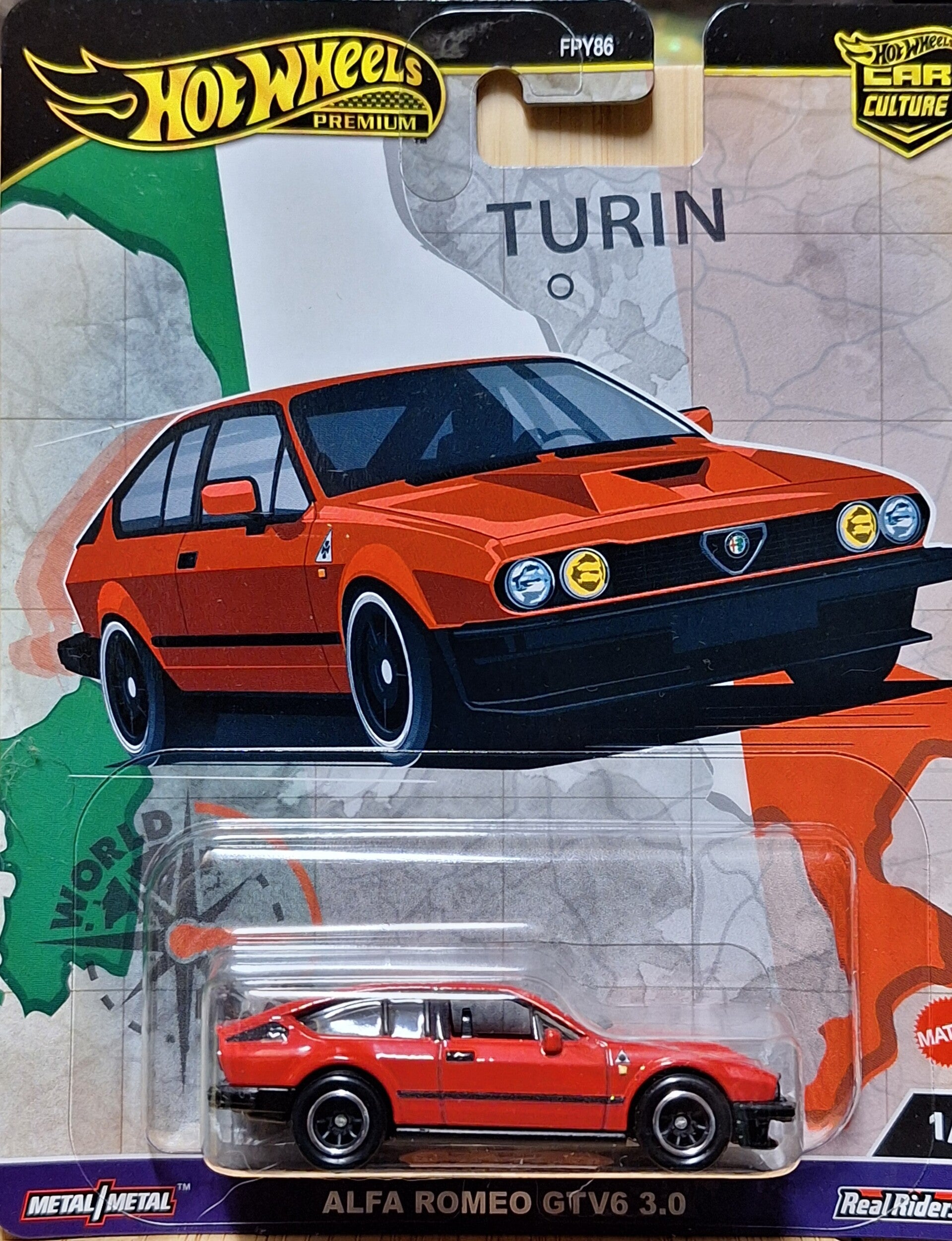 Hotwheels World Tour Alfa Romeo GTV6 3.0