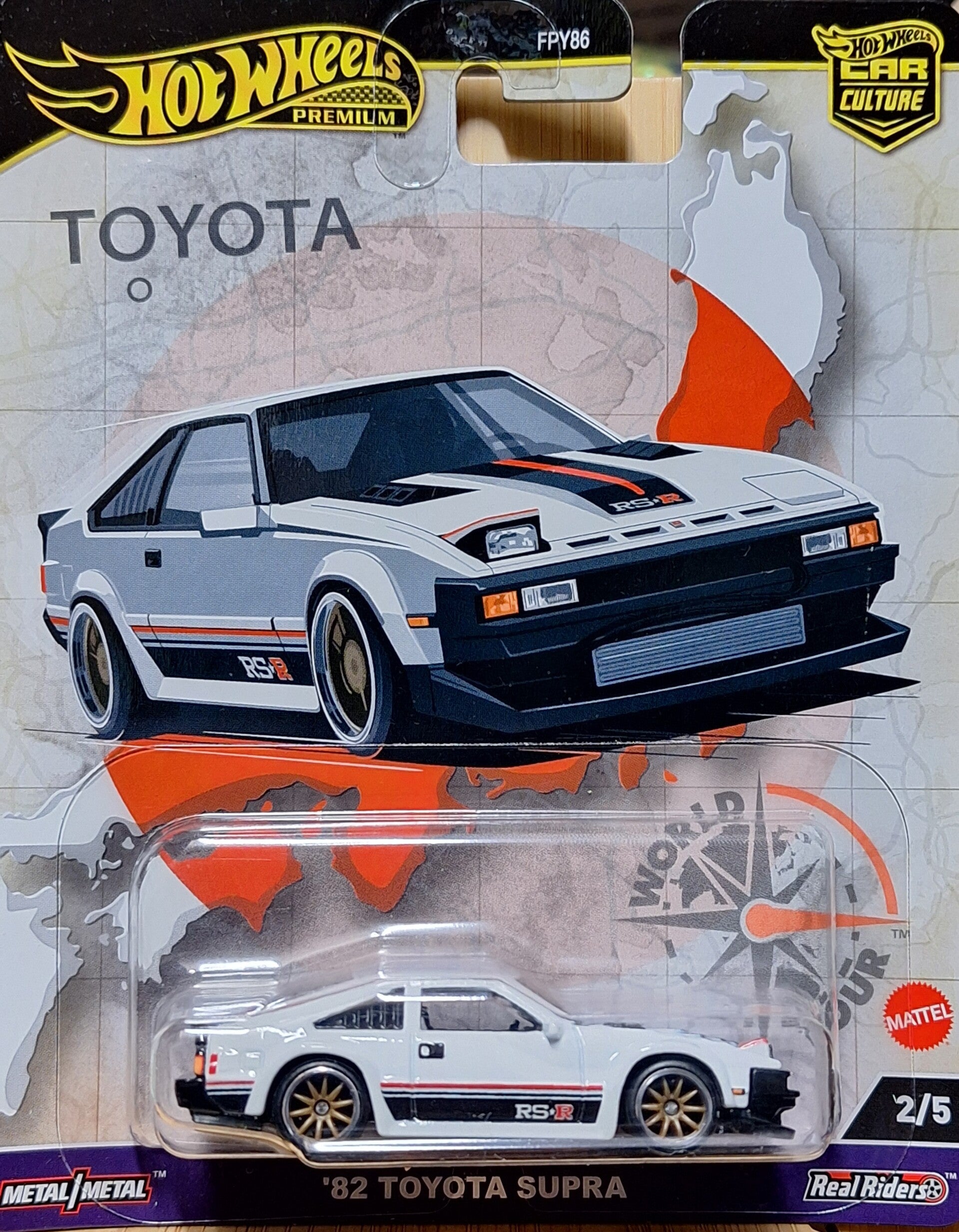 Hotwheels World Tour '82 Toyota Supra