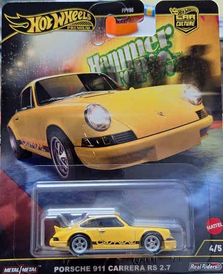 Hotwheels Hammer Drops Porsche 911 Carrera RS 2.7