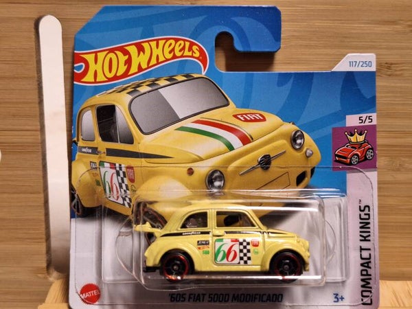 Hotwheels 2024 605 Fiat 500D Modificado
