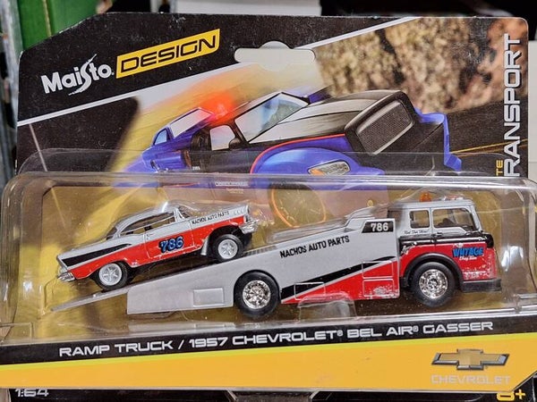 Maisto 1:64 Ramp Truck Chevrolet Bel Air Gasser