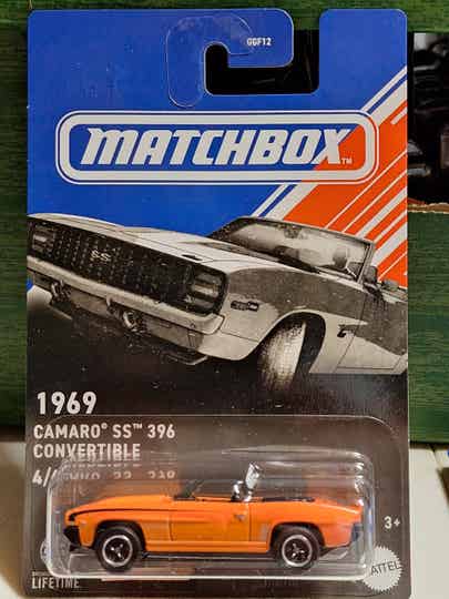 Matchbox American Convertibles 1969 Camaro SS 396 Convertible