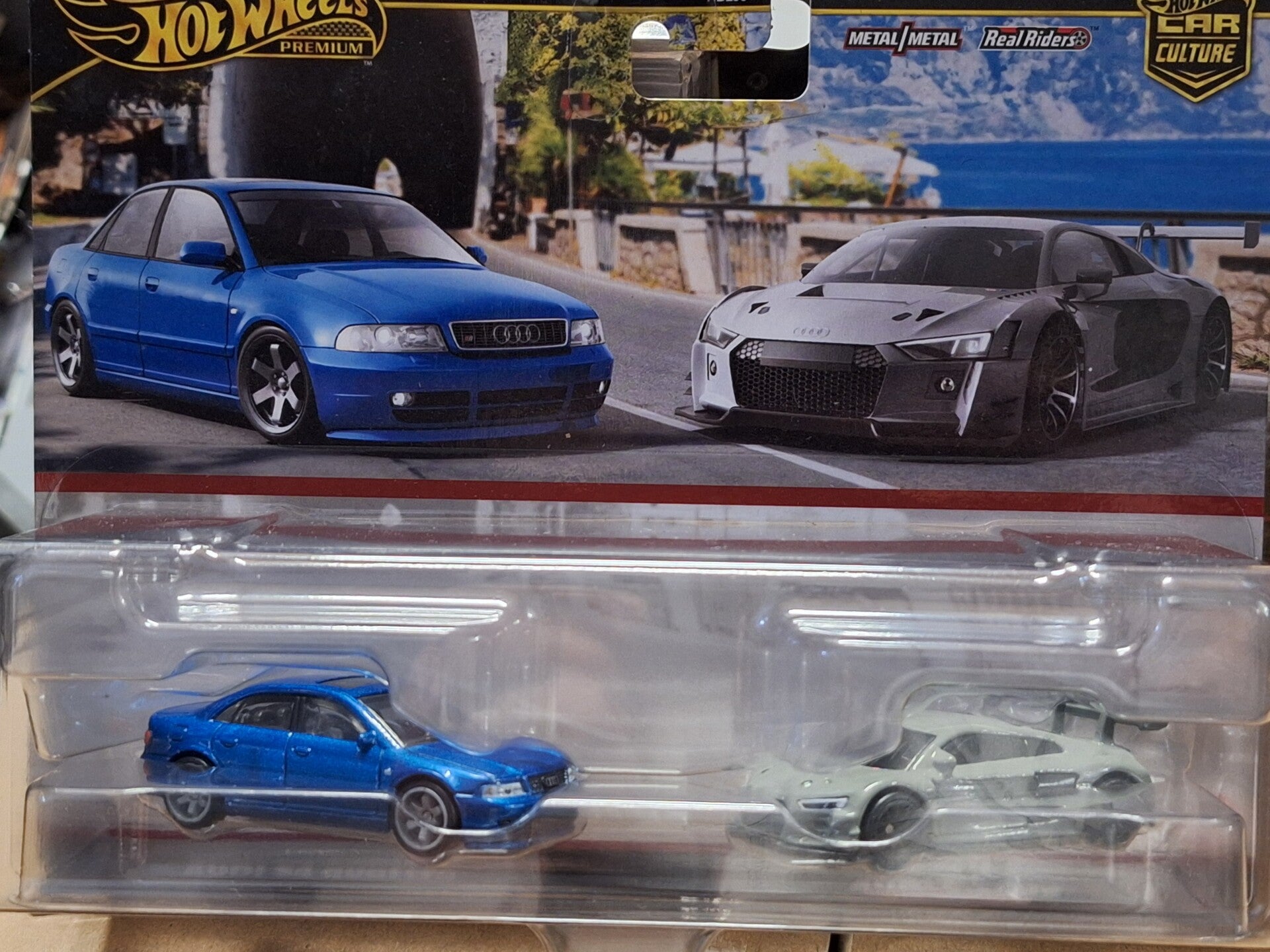 Hotwheels Car Culture 2 pack audi S4 Quattro en audi R8