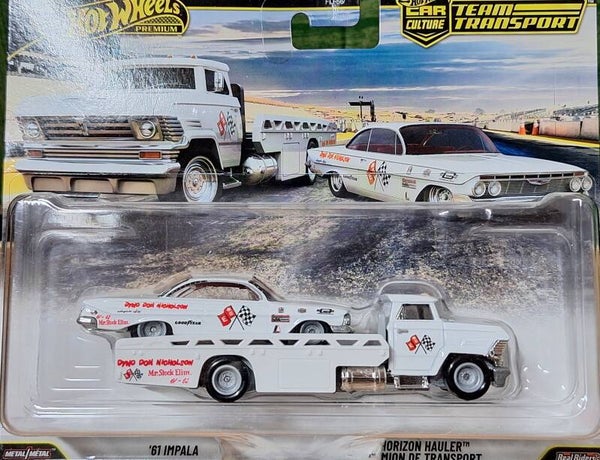 Hotwheels Team Transporter 87 '61 Impala Horizon Hauler Camion