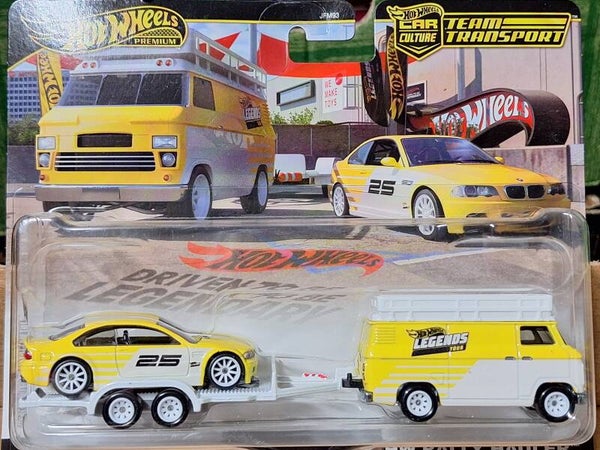 Hotwheels Team Transporter BMW M3 HW Rally Hauler