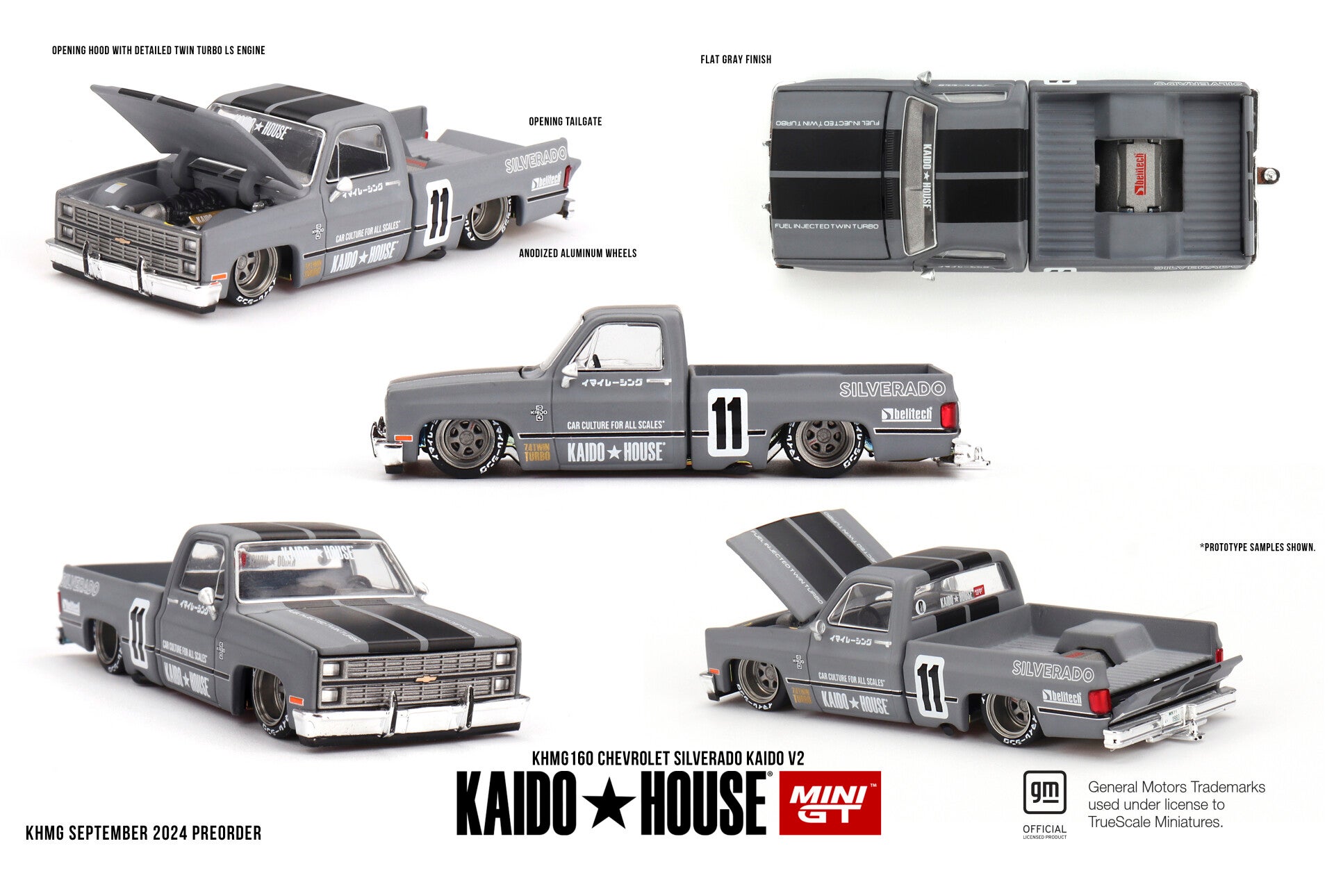 Mini GT 1/64 - Chevrolet Silverado KAIDO V2 Mgt319