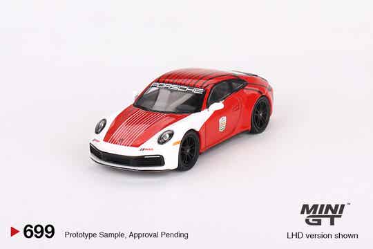 Mini GT 1/64 - Porsche 911 (992) Carrera S Safety Car 2023 IMSA Daytona 24 Hrs Mgt198