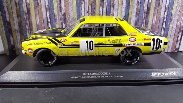 minichamps 1:18 - 1970 Opel Commodre A Steinmetz NO 10