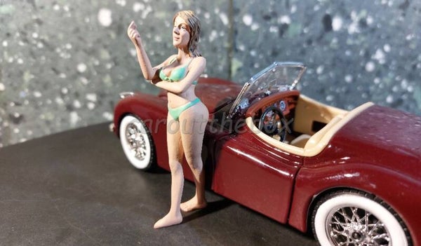 American Diorama 1/24 - Diorama figuur Bikini Girl - AUGUST AD047