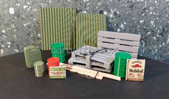 American Diorama 1/18 - Pallet set AD521