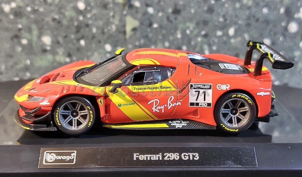 Bburago 1:43 -  Ferrari 296 GT3 2022 B136
