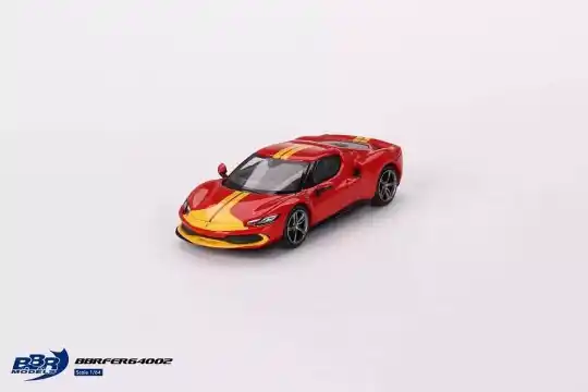 BBR 1/64 - Ferrari 296 GTB red / yellow BBR005