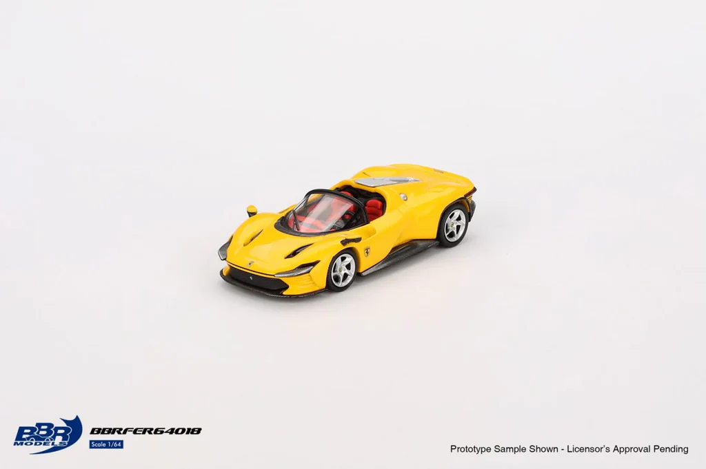 BBR 1/64 - Ferrari Daytona SP3 - Giallo Modena yellow BBR005