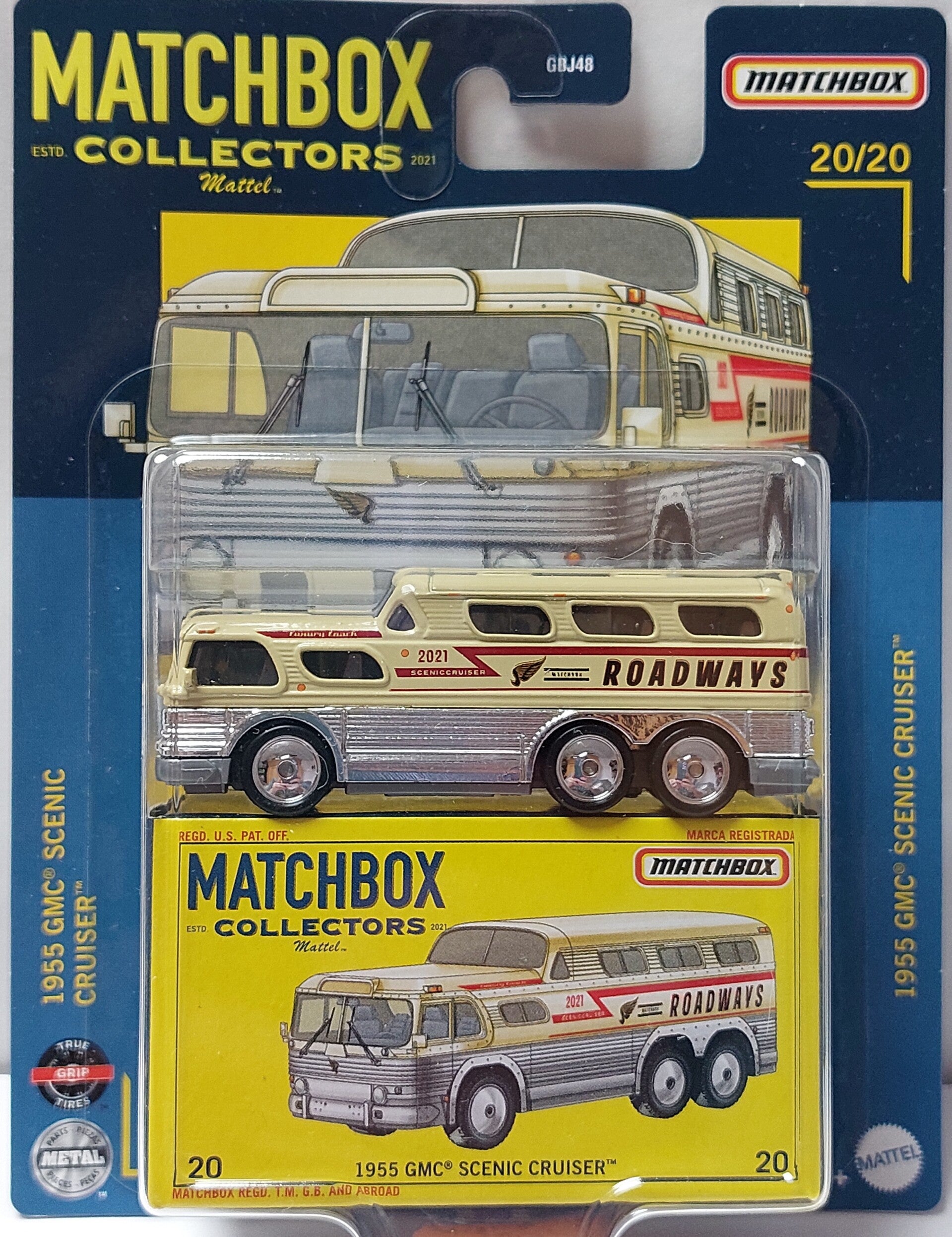 Matchbox Collectors 1955 GMC Scenic Cruiser