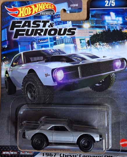 Hotwheels F&F 2023 mix 1 1967 Chevy Camaro Offroad