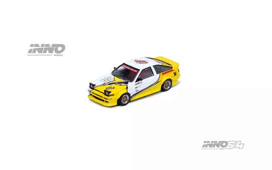 Inno64 1/64 - Toyota Sprinter Trueno AE86 yellow In114