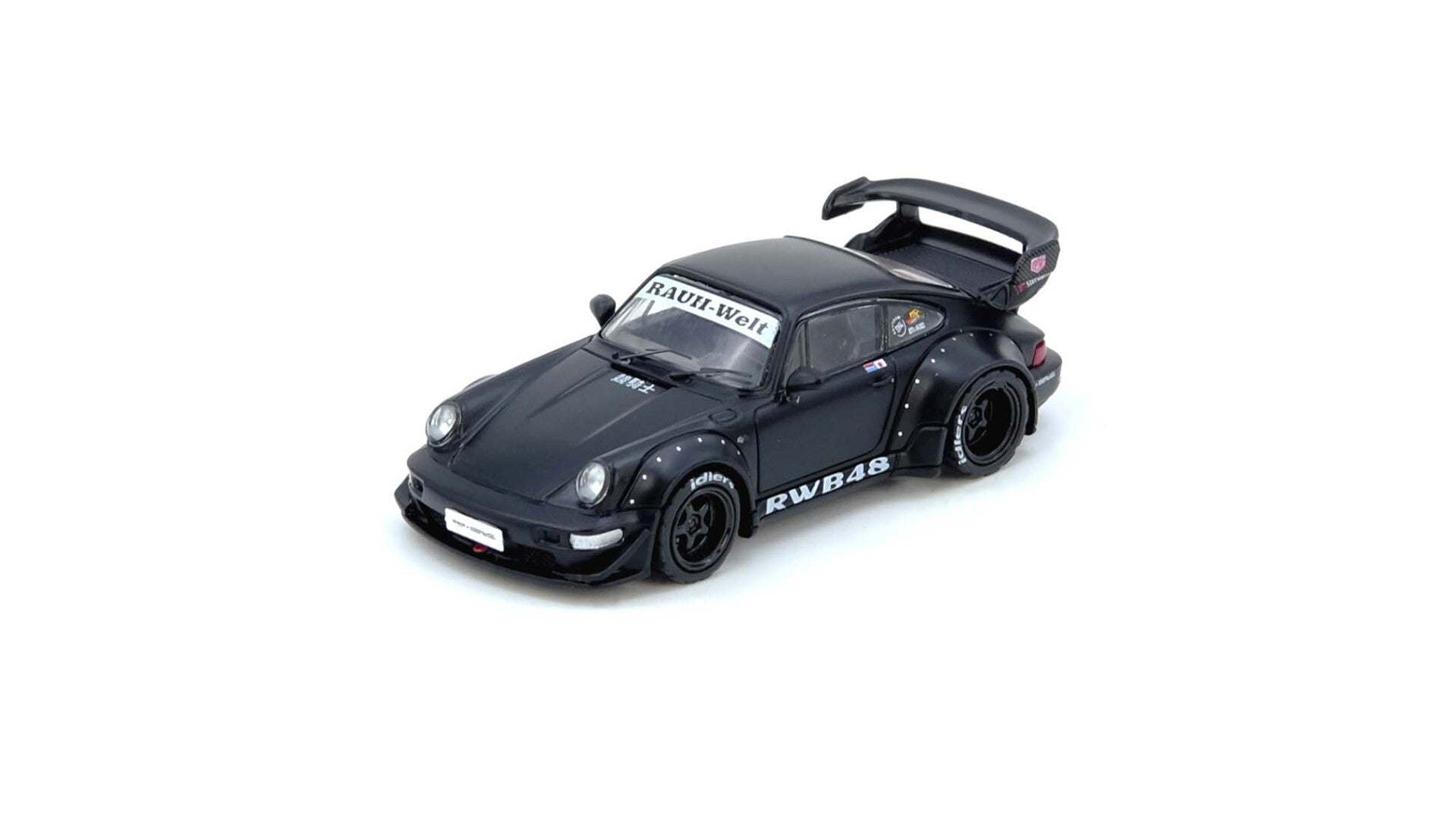 Inno64 1/64 - Porsche RWB 964 Black Matt In128