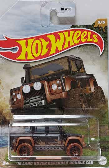 Hotwheels Mud Runners '15 Land Rover Defender Double Cab