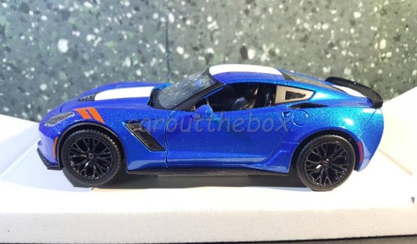 Maisto 1:24 - Chevrolet Corvette Grand Sport 2017 blue MA156