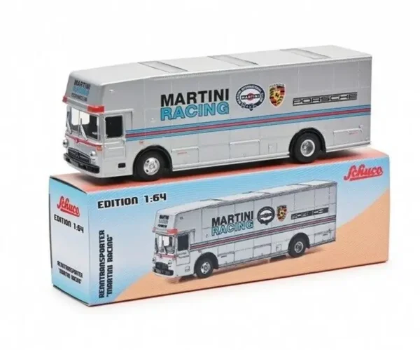 Schuco 1/64 - Mercedes Benz RENNTRANSPORTER MARTINI Sch181