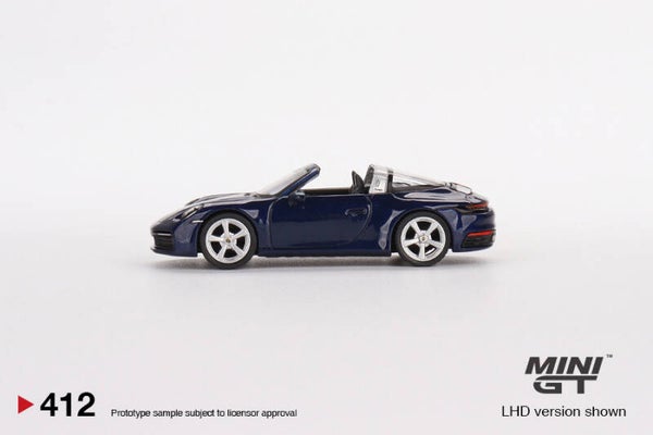 Mini GT 1/64 - Porsche 911 Targa 4S Gentian Blue Metallic MGT087