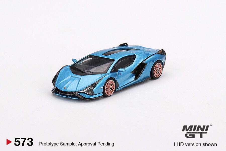 Mini GT 1/64 - Lamborghini Sián FKP 37 Blu Aegir Mgt128